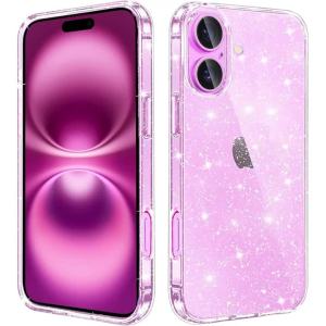 Clear Glitter Case For iPhone 17 Air 17E 16E 16 Pro Max 15 Plus 14 13 Mini 12 11 XS XR SE 2022 2020 iPhone16 16Plus Phone Cover