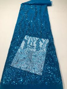 Luxury African Sequins Lace Fabric 2026 New High Quality Groom Nigerian Wedding Bridal Embroidery French Tulle Materials AT2938