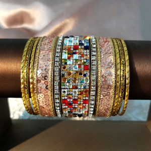 Accessible Luxury Bracelet Niche Accessories Indian Dance Bracelet Exotic Dance Ji Jingle Retro Exaggerated Personalized Fancy Bracelet
