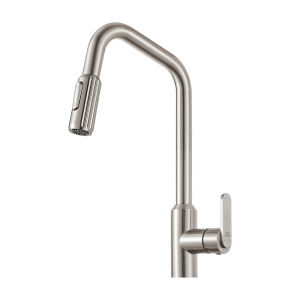 HIGOLD | Quick-Install Pull-Down Splatter-proof Kitchen Faucet 304 Stainless Steel