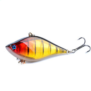 1pcs 6cm 13g Hard Bait VIB Fishing Lures Bass Fresh Salt Water with Two 6# Treble Hooks