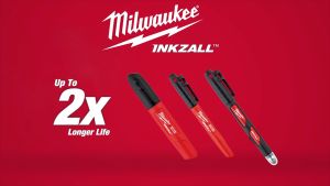 Milwaukee Inkzall Black Fine Head Engineering Pen - Model 48-22-3104