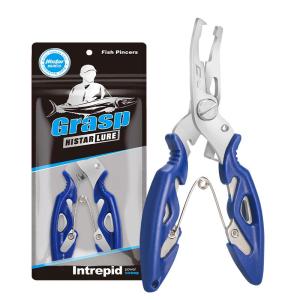 HISTAR | Stainless Steel Fishing Pliers Hook Remover Multi-Functional Lure Cutting Scissors Fishing Scissors Hassada Road Clip