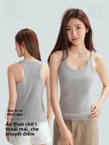 MiiOW | Áo ba lỗ dây thắt lưng cho nữ MiiOW Cat Person 2025 Mẫu mới Quần lót thể thao mát mẻ có thể mặc ngoài trời Áo ba lỗ cotton mùa hè