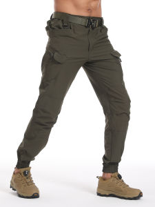 Esdy Mens Quick-Dry Cargo Pants Summer Thin Quick-Dry Breathable Jogger Pants Multi-Pocket Cargo Pants Casual Daily Commuting Outdoor Sports