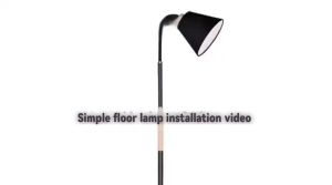 [Heat] Floor lamp lighting Floor lamp living room bedroom floor lamp Nordic floor lamp bedroom night light led lights used at night（Complimentary light bulb）