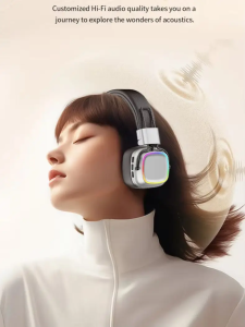 SY-Retro2 Bluetooth Wireless Headphones Noise Cancelling 10-Hour Battery Life Waterproof Plastic Material for Comfortable Wear