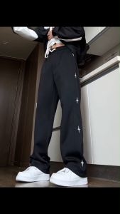 Celana Panjang Pria Korean Style Olahraga Loose Baggy Pants 2025