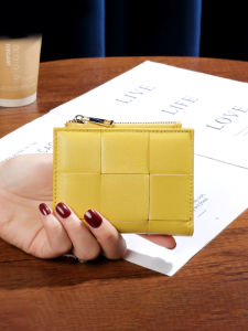 SIFULUN | Thin and Simple Sheepskin Wallet Two-Fold