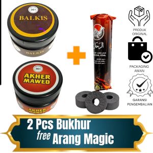 Bukhur Buhir Dupa Arab Wewangian Para Hanaib Varian Aroma Gahru-Al Madinah-Hajar Aswad