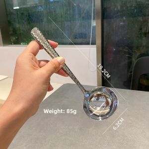 Beautiful Hammered Handle Long-handled Soup Ladle