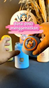 Botol DINO dengan Box Pabrik / Botol Minum Anak Lucu / Ouqu Water Cup / Botol Anak Free BPA