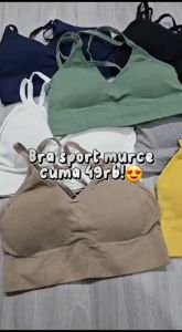 Oppa Style Shop SPORT BRA XBACK YOGA RUNNING TRAINING GYM YOGA OLAHRAGA