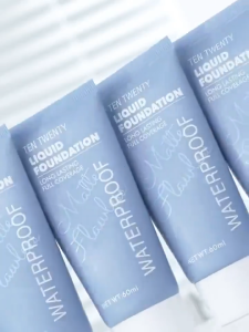 【Buy 1 Take 1】TEN TWENTY Full Coverage Matte Liquid Foundation Oil Control 24H Long Lasting Water