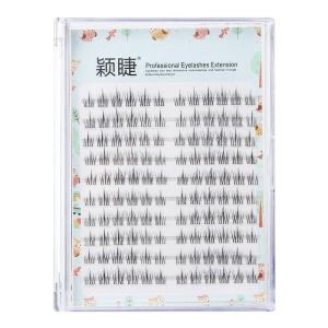 Natural Looking Single Cluster False Eyelashes Transparent Stem Sunflower Design No Traceability Self Eyelash Extension Tool