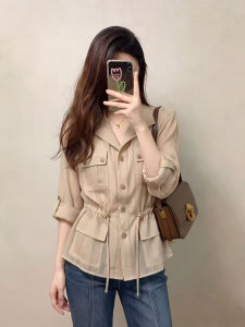 QFN | Korean Style Casual Shirt 3/4 Sleeve
