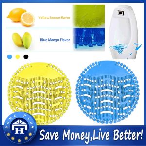 【Local delivery】 Deodorizer Urinal Screen Mats - Anti-Splash Urinal Pads for Men Toilet Fresh Air Schools Samples for 1 OR Make Up The Difference ZZY-Urinal-Screen-Gel