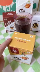 ถุงดริปกาแฟ 50ซอง ถุงกรองกาแฟดริป มีหูแขวน ถุงกรองกาแฟที่ใช้แล้วทิ้งแพค filter สำหรับแก้วทุกประเภท