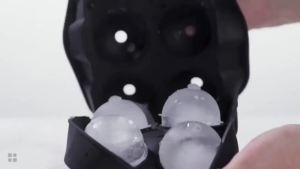 Bộ Khay Làm Đá Silicon - Khối Đá Tròn & Vuông Lớn Không Chứa BPA Tái Sử Dụng Được Có Nắp Đậy Thân Thiện Với Môi Trường Dùng Cho Cocktail Và Rượu Whisky
