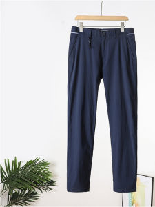 Quần Dài Nam Ice Silk Thoải Mái Thoáng Khí Quần Dài Ống Đứng Thời Trang Mùa Xuân Thường Ngày Cạp Vừa Chất Liệu Cotton Polyester Nylon