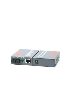NetLINK Gigabit Media Converter 10/100/1000 MBPS HTB-GS-03 (A/B) Fiber Optic 20KM Single-mode Single-fiber WDM RJ45 (2 ตัว A และ B) media converter fiber 1000