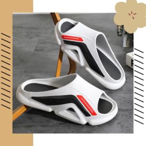 QZshop สินค้าพร้อมส่ง รองเท้าแตะแฟชั่นผู้ชาย ด้วยเรื่องดีไซน์ 4 โทน วัสดุที่มีคุณภาพพื้นนิ่ม ราคาดี สีเลือก