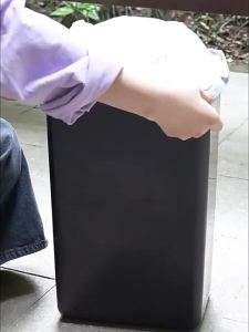 Pedal-operated Stainless Steel Trash Can