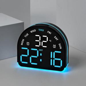 LIWAN | Multifunction LED Ambient Light Clock Temperature Display Alarm 5 Alarms