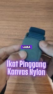 Ikat Pinggang Tali Canvas - Hijau Army