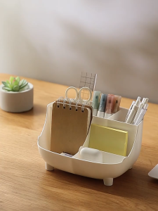 Hộp Đựng Bút Kệ Đựng Bút Để Bàn Lưu Trữ Văn Phòng Phẩm Tặng Kèm Sticker Dễ Thương