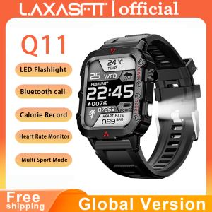 LAXASFIT 2025 New Sports Smart Watch 1.71 Screen Bluetooth Talking Watch LED Flashlight Outdoor Sports Smart Watch