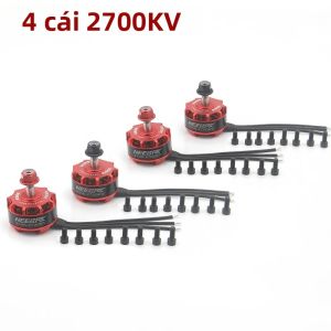 NEEBRC 4PCS 2306 Bộ Động Cơ Không Chổi Than Outrunner 2300KV 2700KV 2CW/2CCW Cho RC FPV Racing Drone & Máy Bay Cánh Cố Định Nâng Cấp Kim Loại