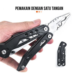 Tang Lipat Portabel Multifungsi Luar Ruangan: Alat Palu dan Tang Pisau Berkemah Kecil