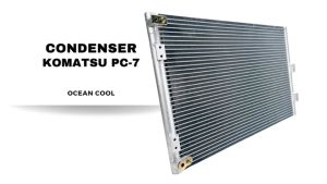 แผงรังผึ้งแอร์ คอยล์ร้อน 320D คอนเดนเซอร์ แคทเทอพิลล่า โคมัตสุ PC 200-7 CD0208 CONDENSER