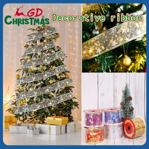 GD Christmas 3M Christmas tree Decor Ribbon for Wedding Party Christmas Tree Decor