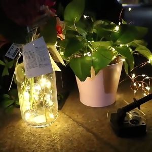 Solar String Fairy Lights 12m 100LED Chrismass Light Solar Waterproof Outdoor Garland Solar Power Lamp Christmas Decor