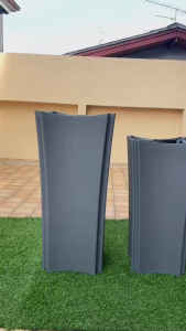 กระถางทรงสูง แบบเหลี่ยมมุมว่าวข้าง แบบใหม่ มี2ขนาด สูง 25-29นิ้ว