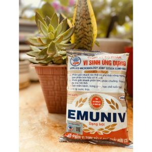 Combo 2 gói chế phẩm vi sinh xử lý chế phẩm hữu cơ EM  EMUNIV 200gr