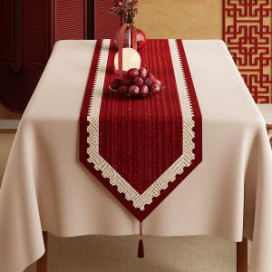 HOUGOUXIANG | Red Luxury Chinese Decorative Tablecloth