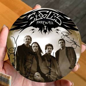 E-Eagles Hotel California Wooden Coaster Colour Printing Cup Mat Home Desk Decoration Gifts