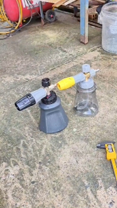 Bình Đựng Dung Dịch Bọt Tuyết OEM ACTIVE 1000ml Cổ 55mm Thân Trong PET / Thân Đục HDPE Phù Hợp Hầu Hết Đầu Phun Cổ 55mm