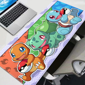 Bandai | Mouse Pad Computer P-Pokemon Charmander Laptop Anime Keyboard Mouse Mat Large Mousepad Keyboards Gamers Decoracion Desk Mat