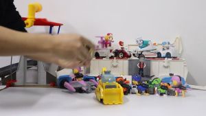 【The Toy House】⚡Ready Stock⭐ Children Dog Patrol Sound and Light Sea Patrol Boat Deformable Playset Action Rescue Team