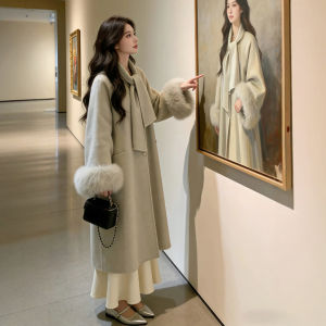 CHANGTONG | Korean Fashion Style Long Loose Wool Coat