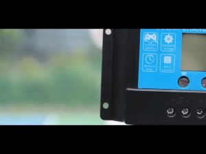 【COD + local seller】10A 20A 30A 60A PWM Solar Charge Controller 12V/24V Battery Regulator Solar Panel Controller Adjustable LCD Display Solar Panel Battery Intelligent Regulator with Dual USB Port output