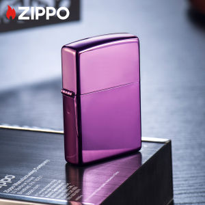 new Zippo Abyss Purple Pocket Lighter | Zippo 24747 สีม่วง ไฟแช็กไม่มีเชื้อเพลิง ภายใน | ไม่ต้องผ่าตัด สะดวกสบาย