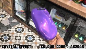 AIKKA AK2045 Light Purple | Crystal Series | Automotive 2K Car Paint Motor Body Aerosol Spray Bottle Cat Kereta DIY 车漆