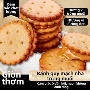 Egg Yolk and Brown Sugar Stuffed Biscuit Snack