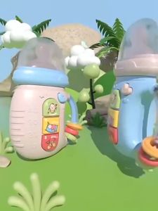 [COD/Local Delivery] Music Bottle Pacifier Newborn Soft Gel Teether Educational Rattle Toy Baby Mobile Rattle Toy Soothing Sounding Music #LQ-220