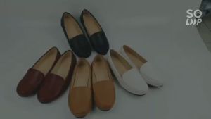 Giày Mọi Nữ Da Bò Thật Giày Lười Đế Bằng 506 - FORM TO